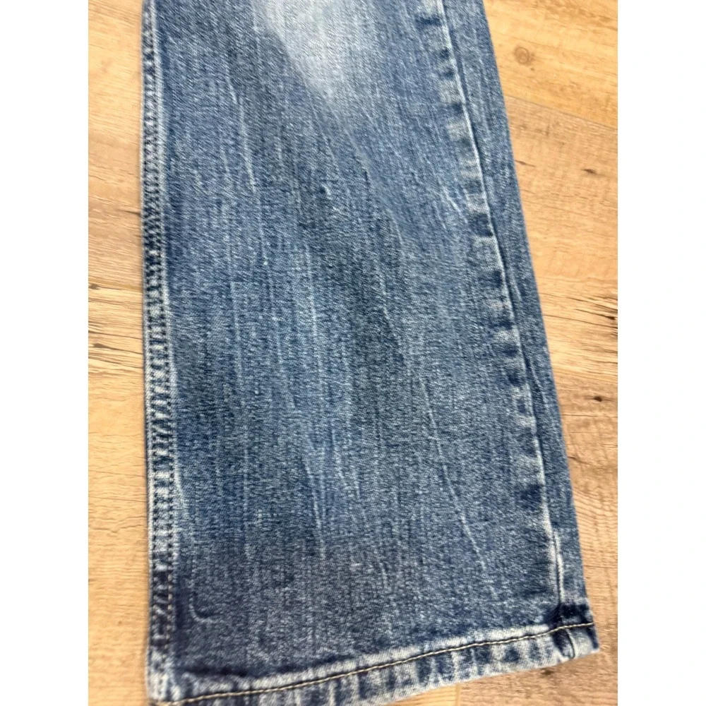 Wrangler‎ 20X Mens 44MWXSH Relaxed Straight Leg Jeans Blue Medium Wash 38x32